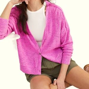 Anthropologie Pilcro Pink Cardigan